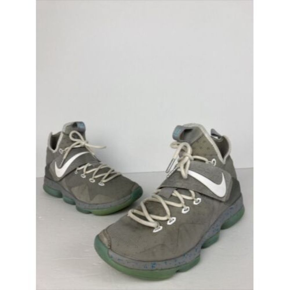 Nike Lebron 14 Shoes Sneakers Marty Mcfly Gray